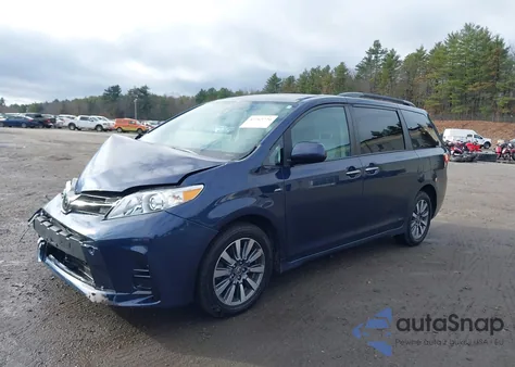 2020 Toyota Sienna Le z USA, uszkodzony, nr VIN 5TDJZ3DC4LS251363